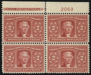 Sale 1014, Lot 1749, 1904 Louisiana Purchase, Jamestown Issues (Scott 323-330)