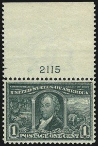 Sale 1014, Lot 1751, 1904 Louisiana Purchase, Jamestown Issues (Scott 323-330)
