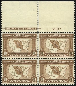 Sale 1014, Lot 1761, 1904 Louisiana Purchase, Jamestown Issues (Scott 323-330)
