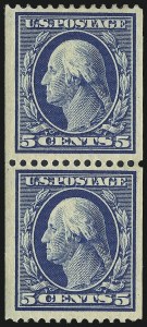Sale 1014, Lot 1790, 1908-10 Washington-Franklin Issue Coils (Scott 348-356)