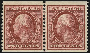 Sale 1014, Lot 1795, 1908-10 Washington-Franklin Issue Coils (Scott 348-356)