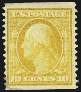 Sale 1014, Lot 1800, 1908-10 Washington-Franklin Issue Coils (Scott 348-356)