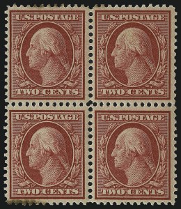 Sale 1014, Lot 1802, 1909 Washington-Franklin Bluish Paper, Incl. 4c and 8c (Scott 357-366)