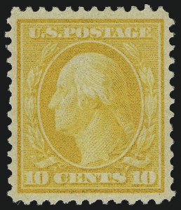 Sale 1014, Lot 1812, 1909 Washington-Franklin Bluish Paper, Incl. 4c and 8c (Scott 357-366)