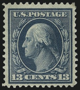 Sale 1014, Lot 1816, 1909 Washington-Franklin Bluish Paper, Incl. 4c and 8c (Scott 357-366)