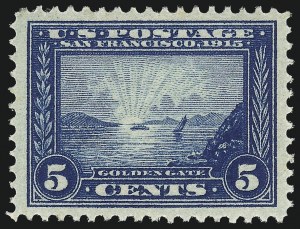 Sale 1014, Lot 1859, 1913 Panama Pacific Issue (Scott 397-404)