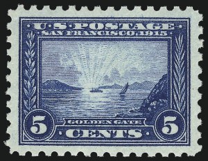 Sale 1014, Lot 1878, 1913 Panama Pacific Issue (Scott 397-404)