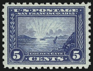 Sale 1014, Lot 1880, 1913 Panama Pacific Issue (Scott 397-404)
