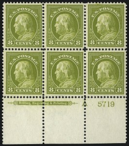 Sale 1014, Lot 1893, 1912-15 Washington-Franklin Issues (Scott 406-440)