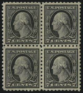 Sale 1014, Lot 1906, 1912-15 Washington-Franklin Issues (Scott 406-440)