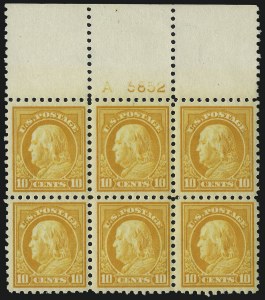 Sale 1014, Lot 1910, 1912-15 Washington-Franklin Issues (Scott 406-440)