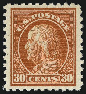 Sale 1014, Lot 1915, 1912-15 Washington-Franklin Issues (Scott 406-440)