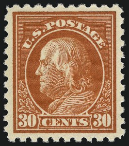 Sale 1014, Lot 1916, 1912-15 Washington-Franklin Issues (Scott 406-440)