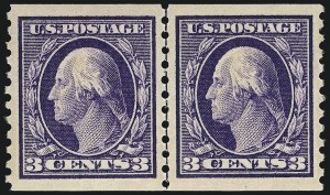 Sale 1014, Lot 1923, 1914-15 Washington-Franklin Issues (Scott 443-461)
