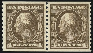 Sale 1014, Lot 1927, 1914-15 Washington-Franklin Issues (Scott 443-461)