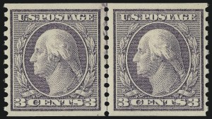 Sale 1014, Lot 1943, 1914-15 Washington-Franklin Issues (Scott 443-461)