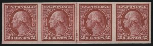Sale 1014, Lot 1947, 1914-15 Washington-Franklin Issues (Scott 443-461)