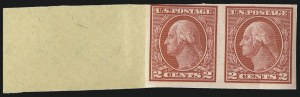 Sale 1014, Lot 1950, 1914-15 Washington-Franklin Issues (Scott 443-461)