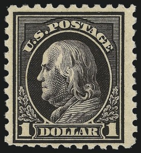Sale 1014, Lot 1953, 1914-15 Washington-Franklin Issues (Scott 443-461)
