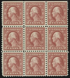 Sale 1014, Lot 1963, 1916-17 Washington-Franklin Issues (Scott 463-496)
