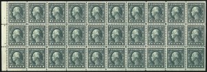 Sale 1014, Lot 1991, 1917-19 Washington-Franklin Issues (Scott 498f-524)