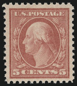 Sale 1014, Lot 1995, 1917-19 Washington-Franklin Issues (Scott 498f-524)