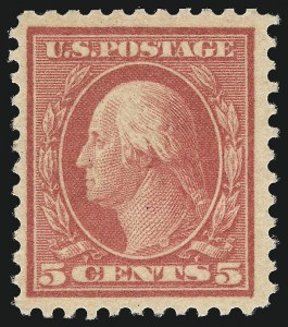 Sale 1014, Lot 1996, 1917-19 Washington-Franklin Issues (Scott 498f-524)
