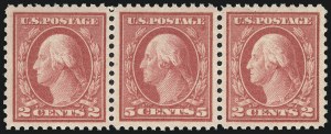 Sale 1014, Lot 1997, 1917-19 Washington-Franklin Issues (Scott 498f-524)