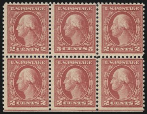 Sale 1014, Lot 1998, 1917-19 Washington-Franklin Issues (Scott 498f-524)