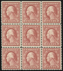 Sale 1014, Lot 1999, 1917-19 Washington-Franklin Issues (Scott 498f-524)