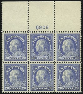 Sale 1014, Lot 2008, 1917-19 Washington-Franklin Issues (Scott 498f-524)