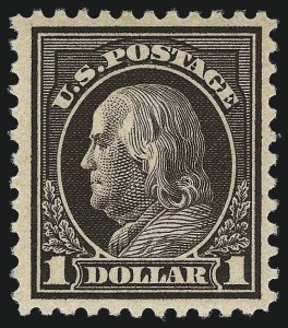 Sale 1014, Lot 2013, 1917-19 Washington-Franklin Issues (Scott 498f-524)