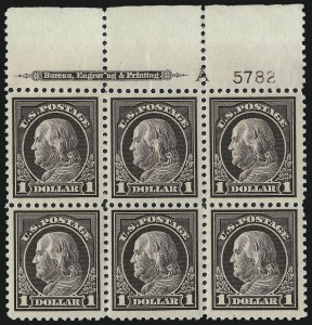 Sale 1014, Lot 2014, 1917-19 Washington-Franklin Issues (Scott 498f-524)
