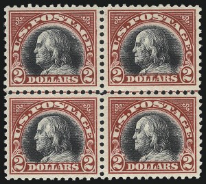 Sale 1014, Lot 2050, 1918-22 Washington-Franklin Issues, Pilgrim Issue (Scott 529-550)