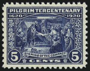 Sale 1014, Lot 2053, 1918-22 Washington-Franklin Issues, Pilgrim Issue (Scott 529-550)