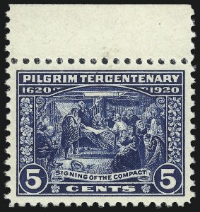 Sale Number 1014, Lot Number 2054, 1918-22 Washington-Franklin Issues, Pilgrim Issue (Scott 529-550)