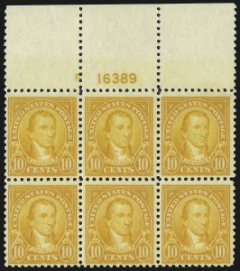 Sale 1014, Lot 2058, 1922 Issue (Scott 558-573)