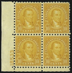 Sale 1014, Lot 2076, 1923-26 Issues (Scott 578-630)