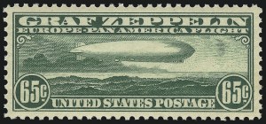 Sale 1014, Lot 2179, Air Post, Graf Zeppelin Issue (Scott C13-C15)