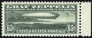 Sale 1014, Lot 2180, Air Post, Graf Zeppelin Issue (Scott C13-C15)