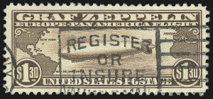Sale 1014, Lot 2190, Air Post, Graf Zeppelin Issue (Scott C13-C15)
