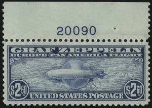 Sale 1014, Lot 2191, Air Post, Graf Zeppelin Issue (Scott C13-C15)