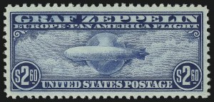 Sale 1014, Lot 2193, Air Post, Graf Zeppelin Issue (Scott C13-C15)