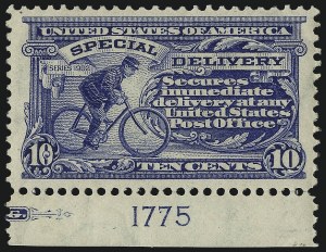 Sale 1014, Lot 2223, Special Delivery, Registration (Scott E1-E21, F1)