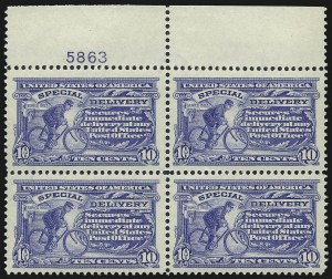 Sale 1014, Lot 2230, Special Delivery, Registration (Scott E1-E21, F1)