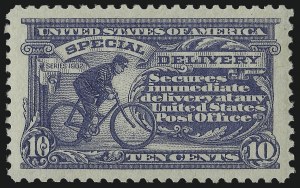 Sale 1014, Lot 2239, Special Delivery, Registration (Scott E1-E21, F1)