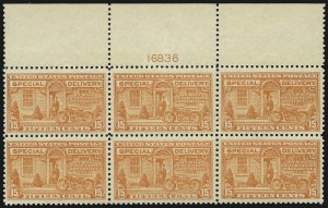 Sale 1014, Lot 2245, Special Delivery, Registration (Scott E1-E21, F1)