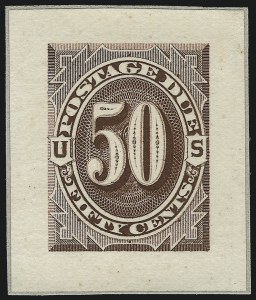 Sale 1014, Lot 2259, Postage Due Essays and Proofs