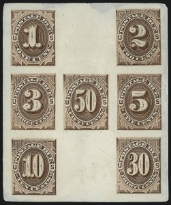 Sale 1014, Lot 2266, Postage Due Essays and Proofs