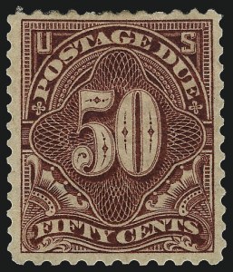 Sale 1014, Lot 2296, Postage Due (Scott J37-J89b)